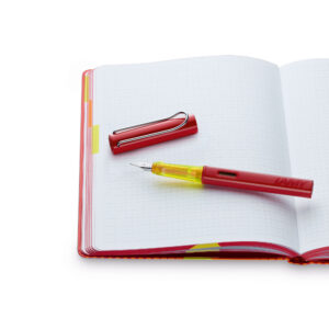 LAMY AL-STAR Glossy Red Aliminium F Uç Dolma Kalem ve Defter Special Set - Görsel 2
