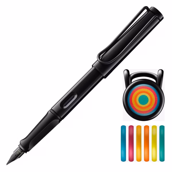 LAMY Safari All Black Multicolor Siyah Dolma Kalem Seti